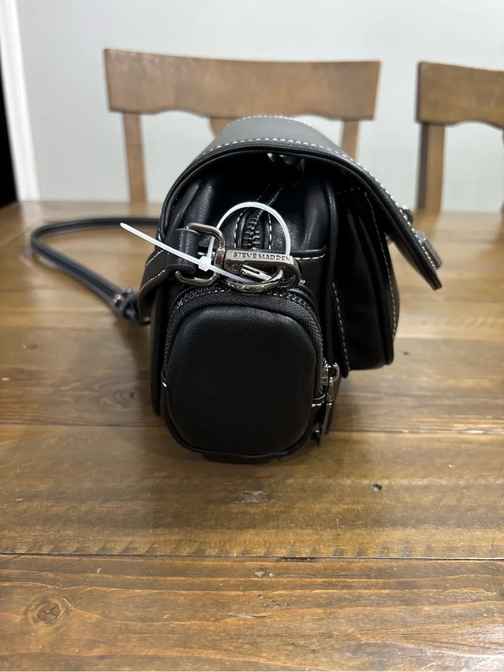 Steve Madden BTABITHA Black Crossbody Bag